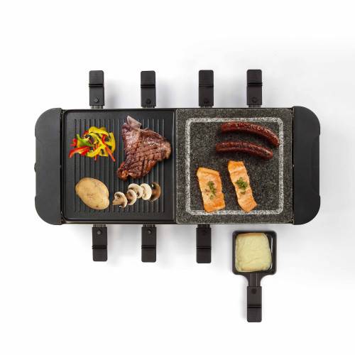 Livoo - Appareil à raclette - gril - pierre à griller pour 8 personnes 1300W - Imagen 1