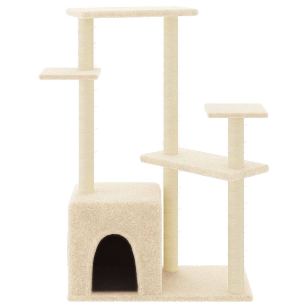 Vidaxl - Arbre à chat avec griffoirs en sisal crème 107,5 cm vidaXL 172070 - Image 7