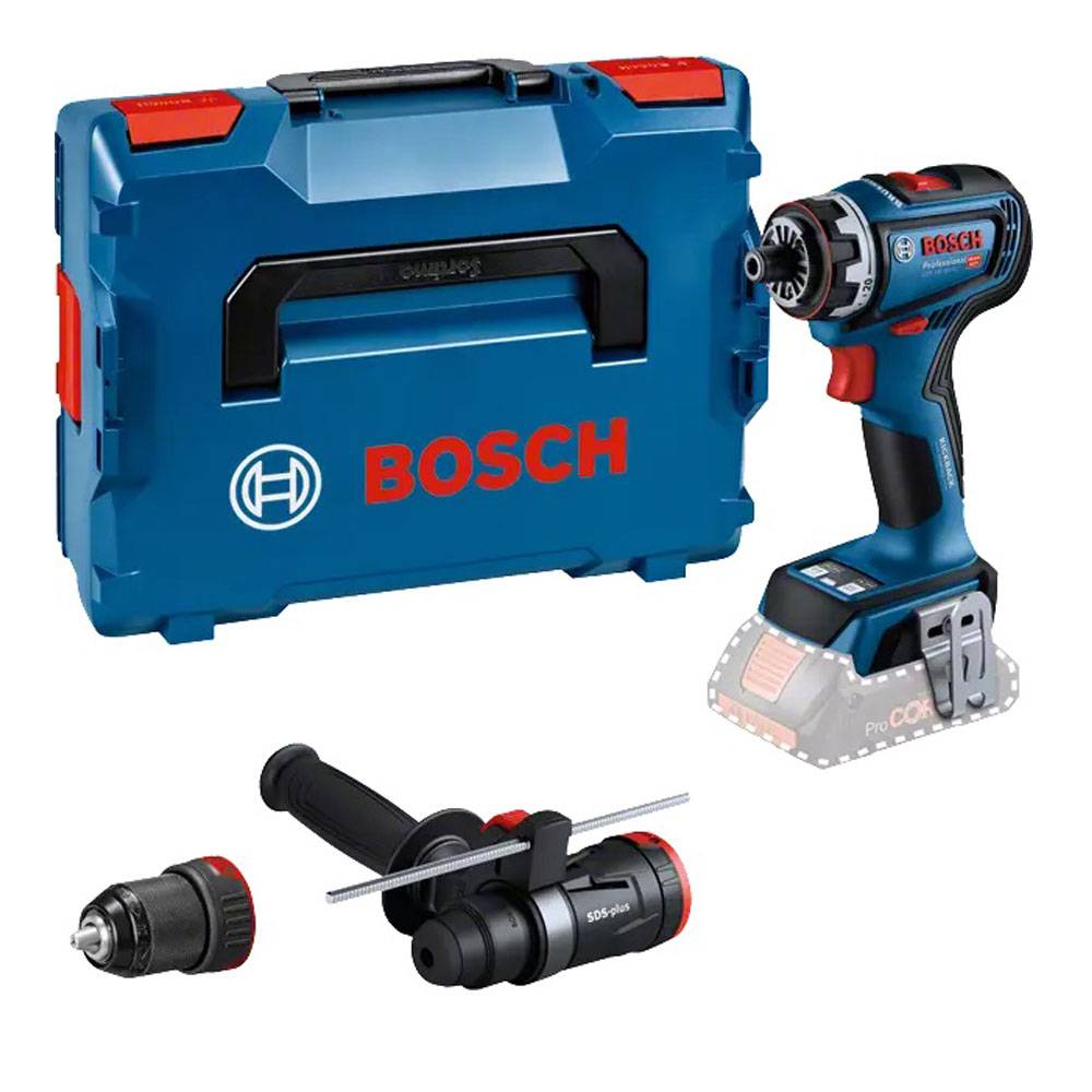 Bosch Professional - Perceuse visseuse 18V GSR 18V-90 FC (sans batterie ni chargeur) + L-BOXX - BOSCH - 06019K6204 - Imagen 1