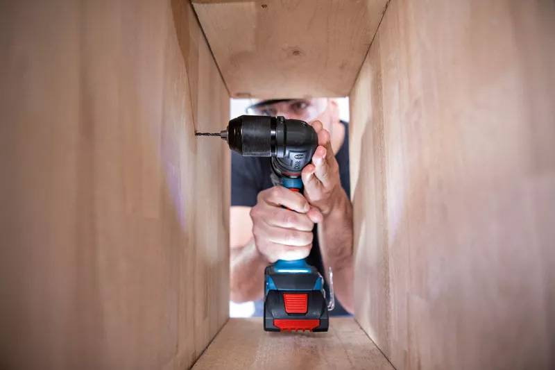Bosch Professional - Perceuse visseuse 18V GSR 18V-90 FC (sans batterie ni chargeur) + L-BOXX - BOSCH - 06019K6204 - Imagen 7