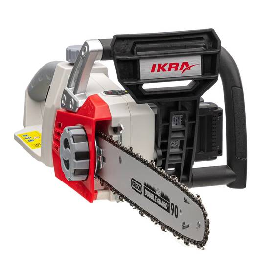 Tronçonneuse sans fil 40V - Guide OREGON 35,5 cm - 2 batteries lithium 2.0Ah - Chargeur Double - Tendeur de chaine rapide IKRA - Image 7
