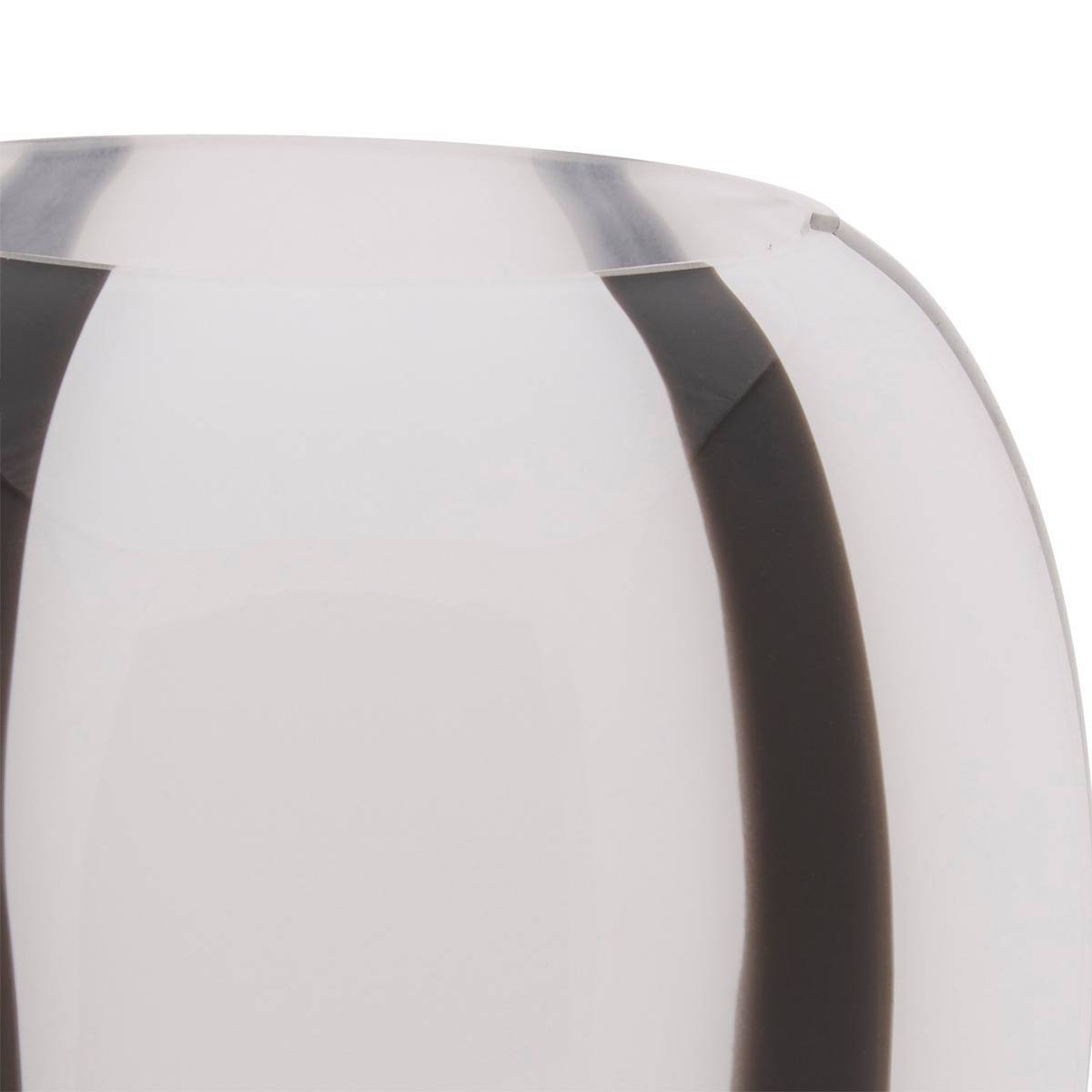 Atmosphera - Vase Piero noir et blanc H20cm - Atmosphera Créateur d'intérieur - Image 3