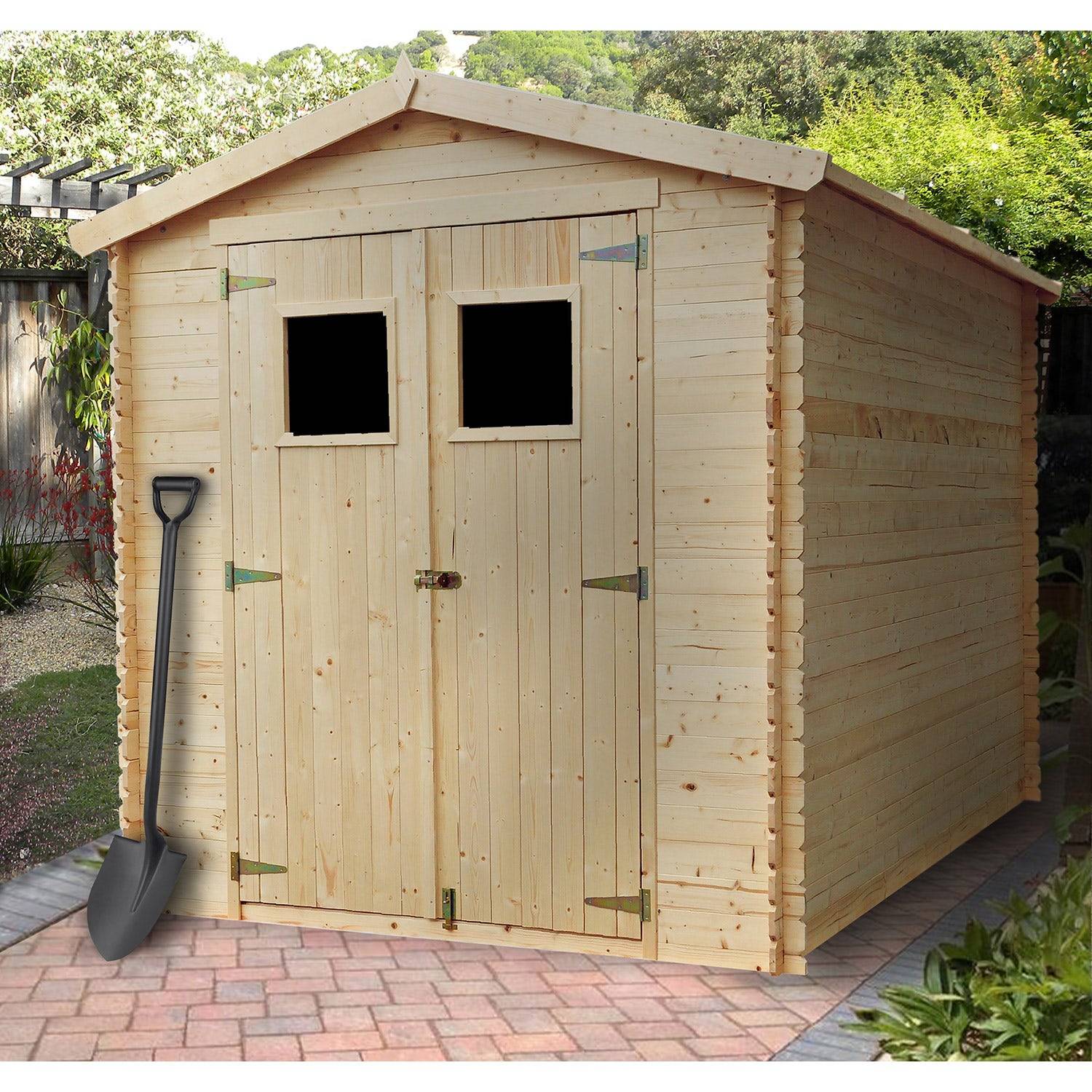 Abri de jardin - bois brut - 5 m² - Image 6
