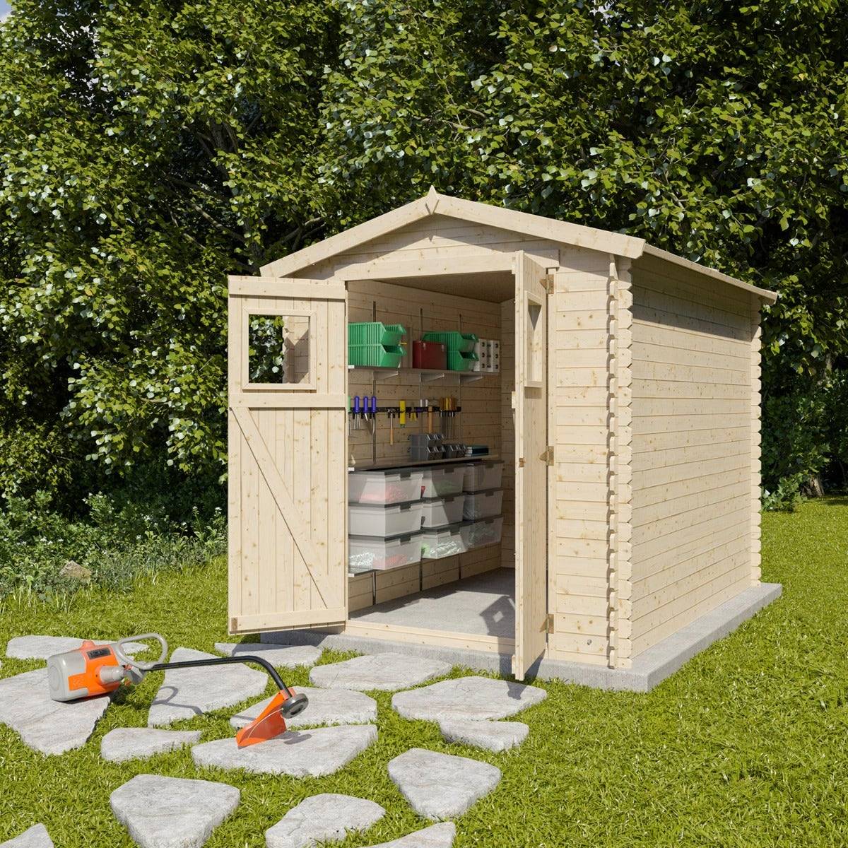 Abri de jardin - bois brut - 5 m² - Image 1