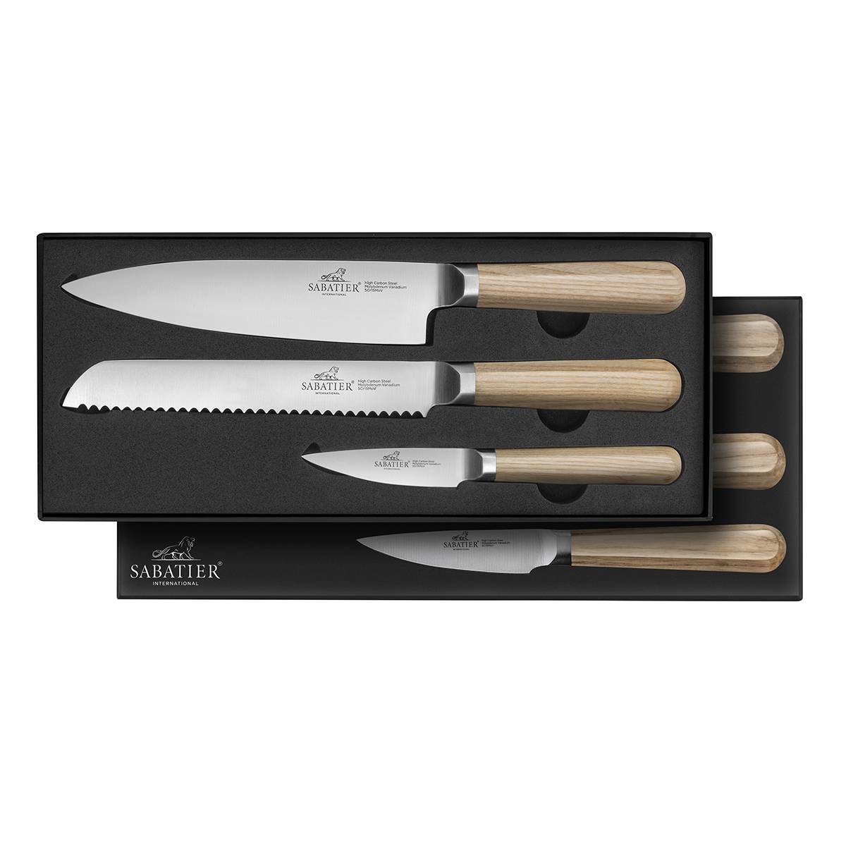 Coffret 3 pièces frêne (office 9cm + pain 20cm + cuisine 20cm) 881384 Lion Sabatier - Imagen 2