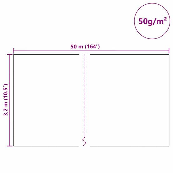 Bâche Agro-Textile Grande Largeur Protection Gel Cultures Maraîchères et Arbres Fruitiers Blanc 50x3,2m – ComfortXL Outdoor Living - Image 8