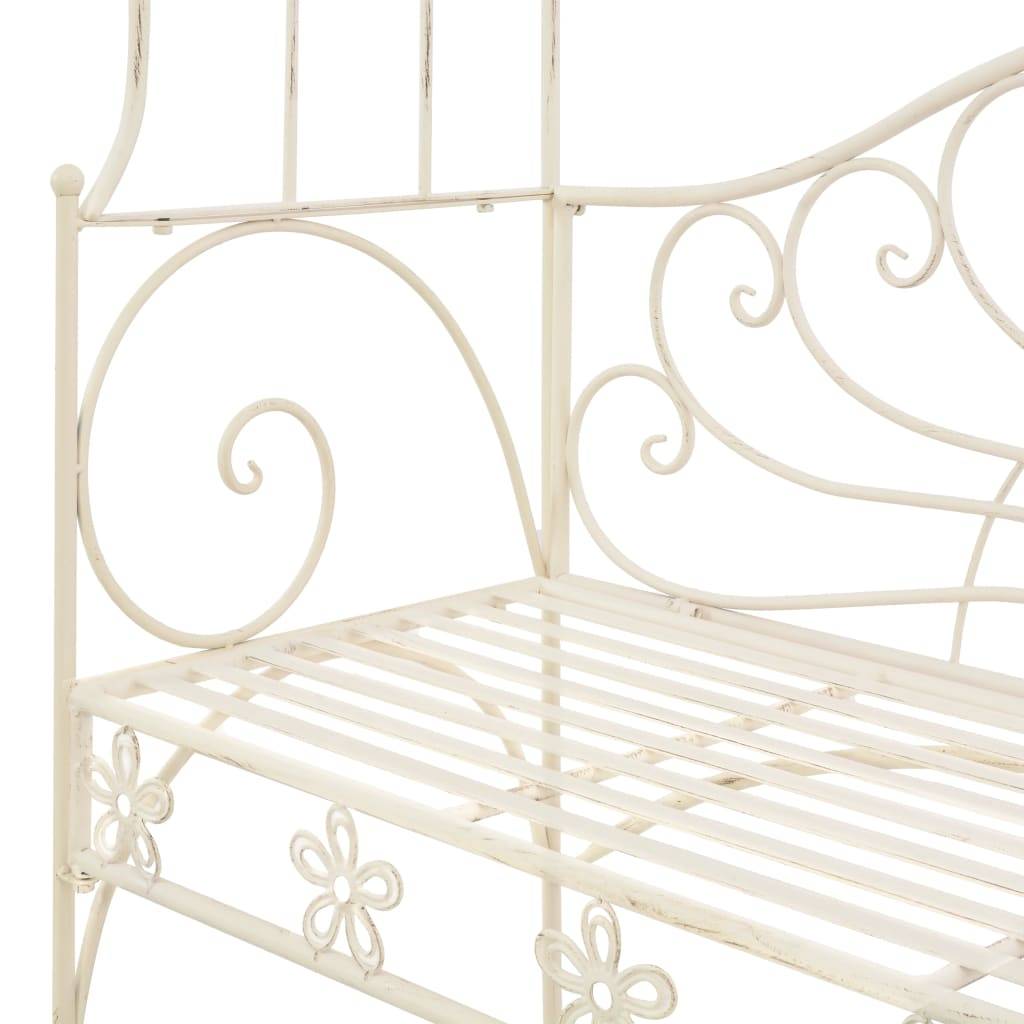 Prolenta Premium - Banc de jardin Blanc 43 X 122 cm - Prolenta Premium - Image 5