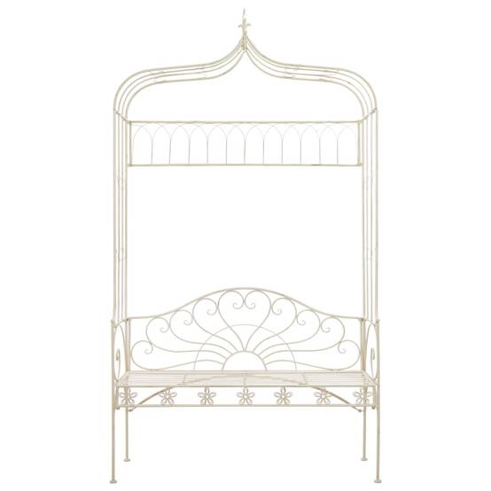 Prolenta Premium - Banc de jardin Blanc 43 X 122 cm - Prolenta Premium - Image 2