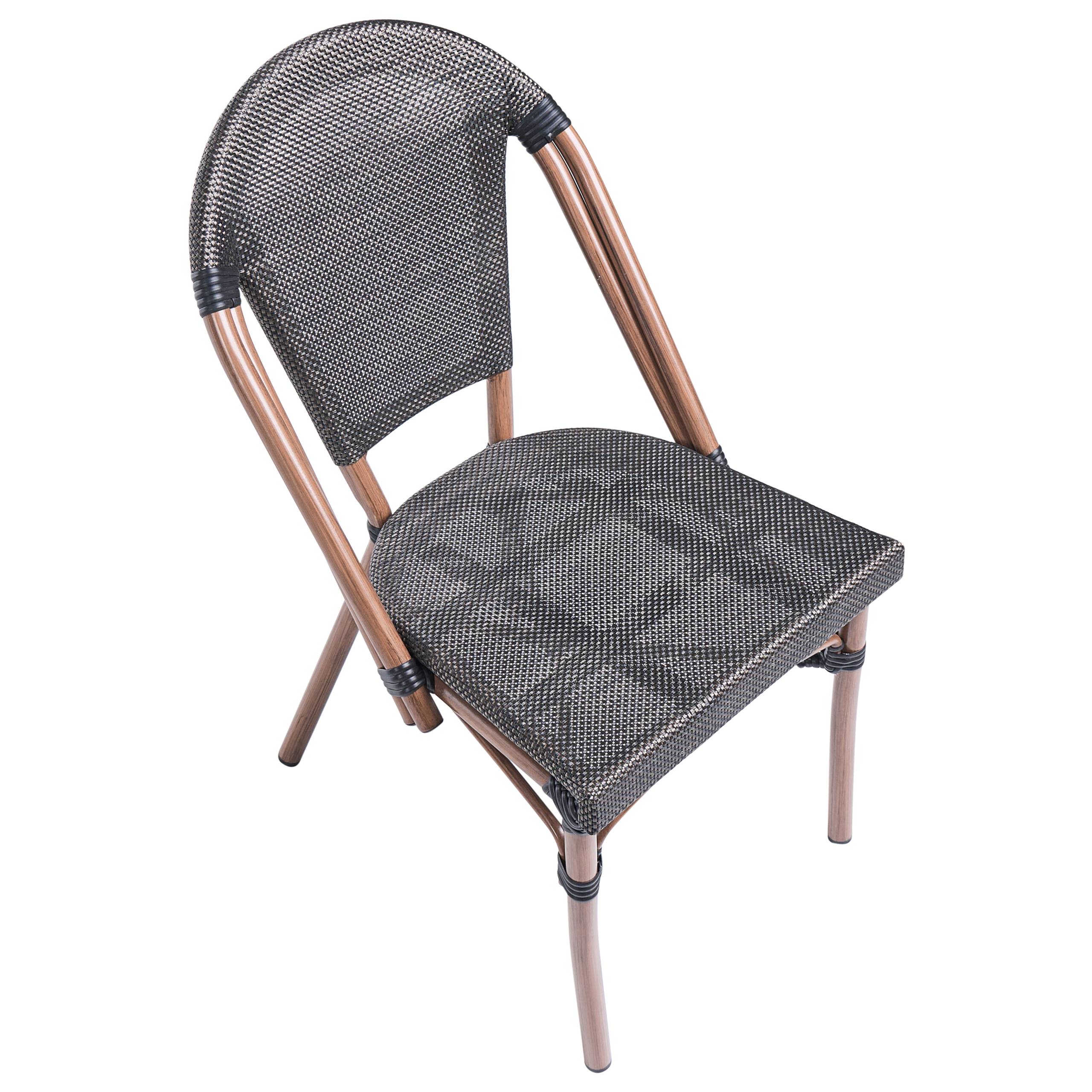 Beliani - Chaise de jardin Polyrotin Gris RIFREDDO - 46x57x88- Beliani - Image 6