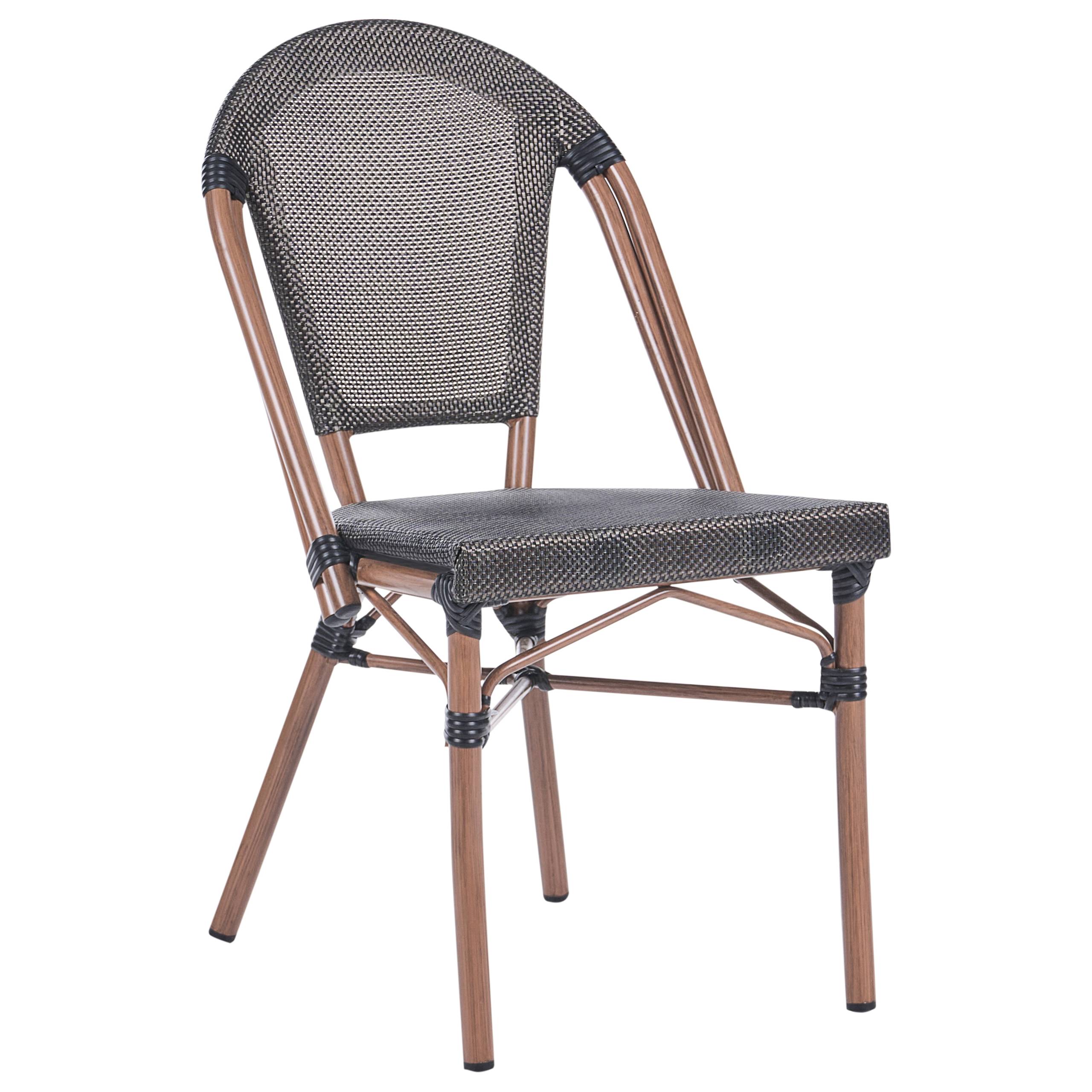 Beliani - Chaise de jardin Polyrotin Gris RIFREDDO - 46x57x88- Beliani - Image 3