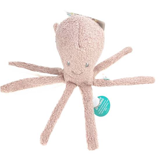 Flamingo - Jouet en tissu Poulpe rose 33 cm tufflove pour chien - Imagen 4