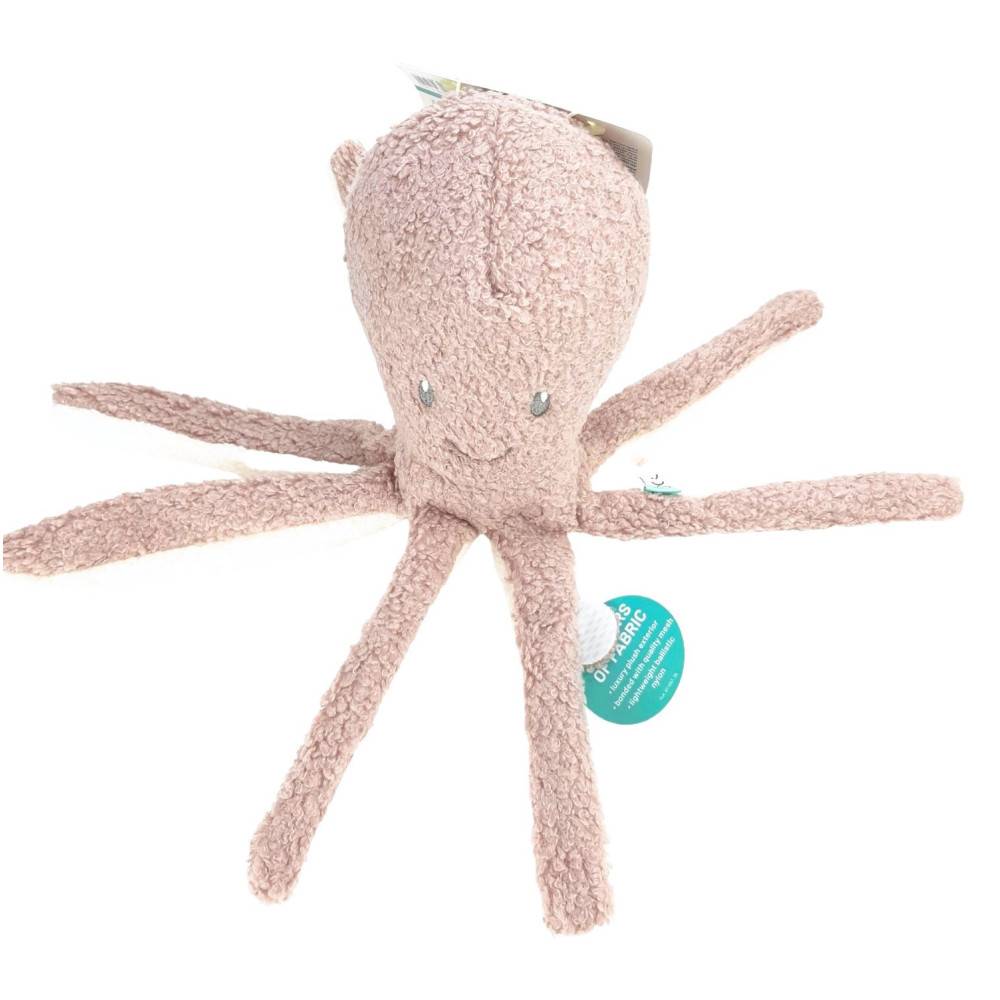 Flamingo - Jouet en tissu Poulpe rose 33 cm tufflove pour chien - Imagen 4