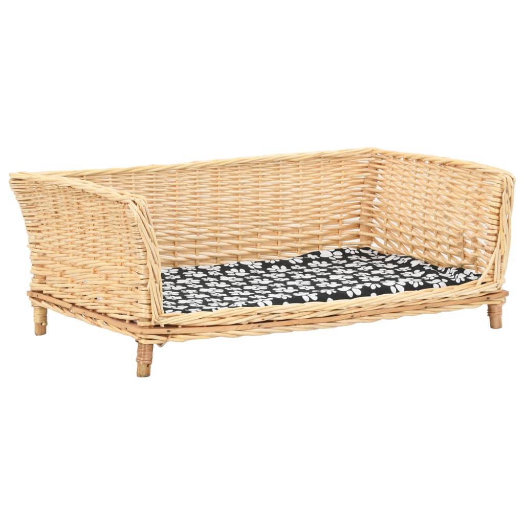 Vidaxl - Panier pour chiens avec coussin 90x54x35 cm Saule naturel vidaXL 170775