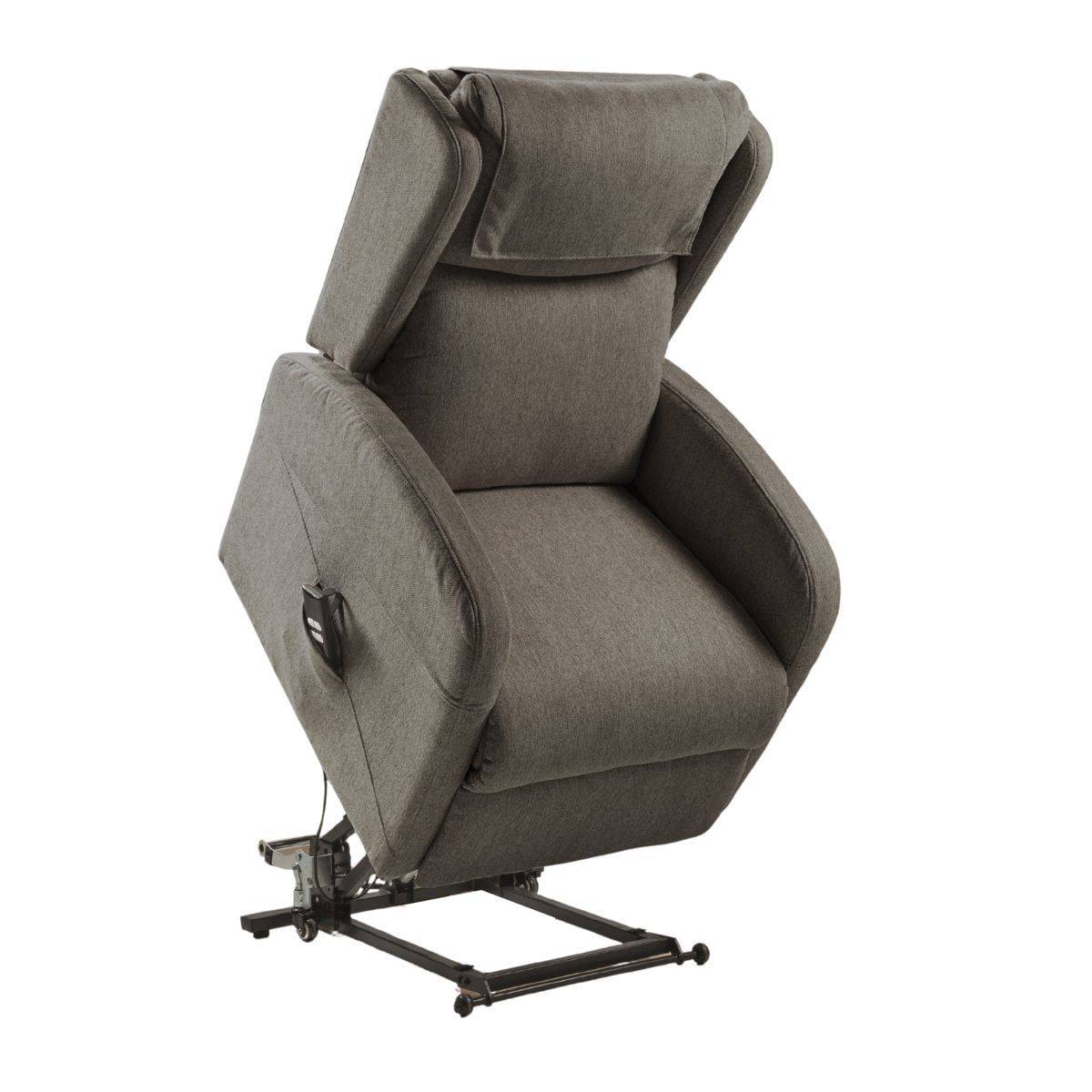 Fauteuil Relax Releveur Electrique Gris avec Roulettes - SEVILLE - Image 1