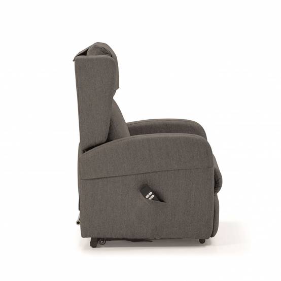 Fauteuil Relax Releveur Electrique Gris avec Roulettes - SEVILLE - Image 8