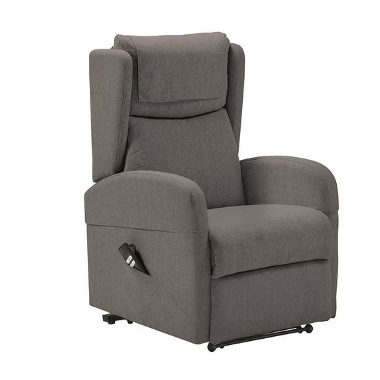 Fauteuil Relax Releveur Electrique Gris avec Roulettes - SEVILLE - Image 3