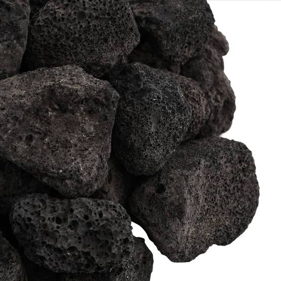 Pierres de Lave Décoratives pour Jardin et Aquarium 25 kg Noir 3-5 cm - ComfortXL Outdoor Living - Image 5