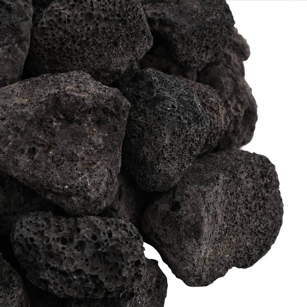 Pierres de Lave Décoratives pour Jardin et Aquarium 25 kg Noir 3-5 cm - ComfortXL Outdoor Living - Image 5