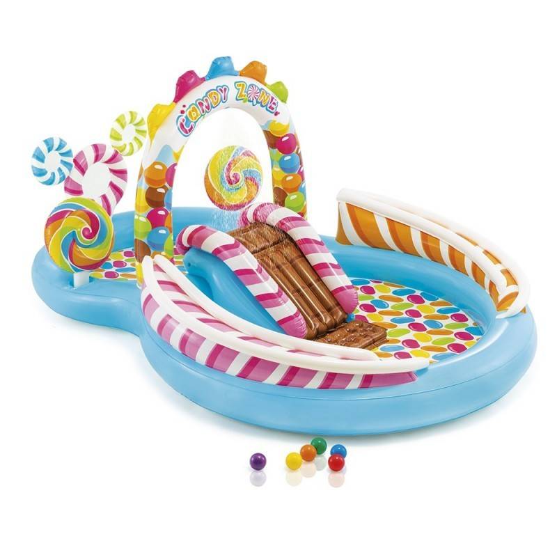 Intex - Aire de jeux gonflable royaume des bonbons Intex - Imagen 1