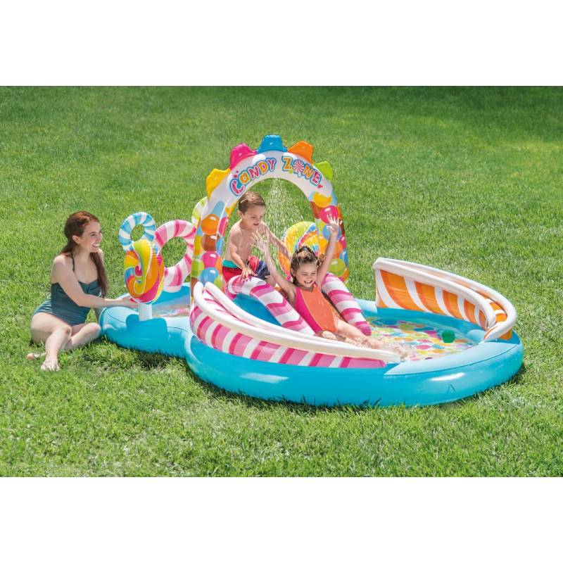 Intex - Aire de jeux gonflable royaume des bonbons Intex - Imagen 2