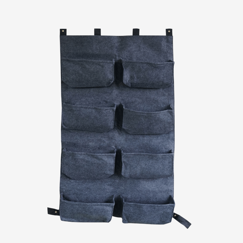 Cerland - Mur végétal 8 sacs gris anthracite en feutre géotextile - 60 x 10 x 100 cm - Imagen 1