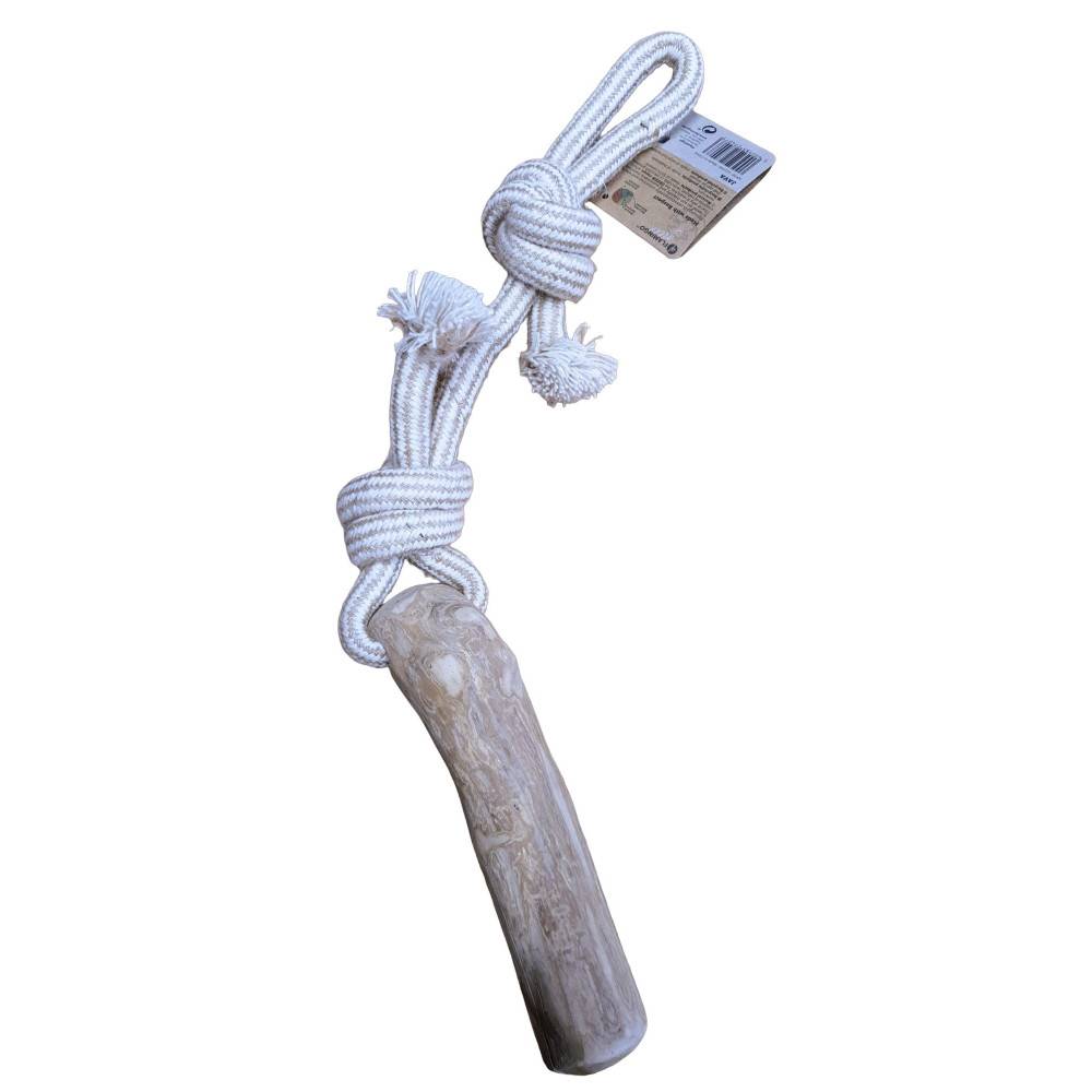 Flamingo - jeux corde à tirer avec bâton à mâché Green java 51 cm L pour chien - Imagen 3