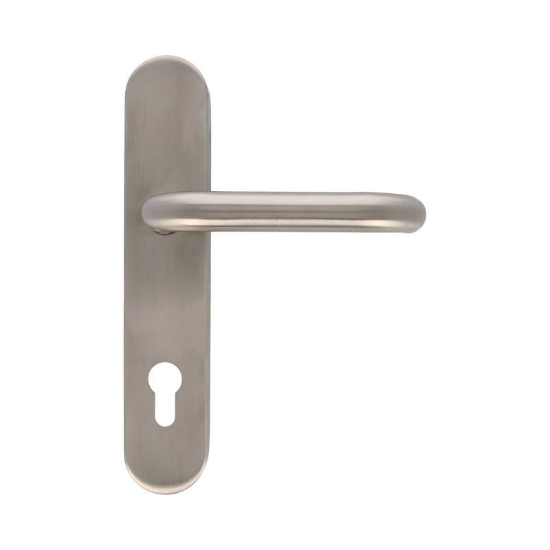 Poignées sur plaque à cylindre  3PXB - 230 x 45 mm - Acier inoxydable AISI 304 - Mat | Amig - Image 2