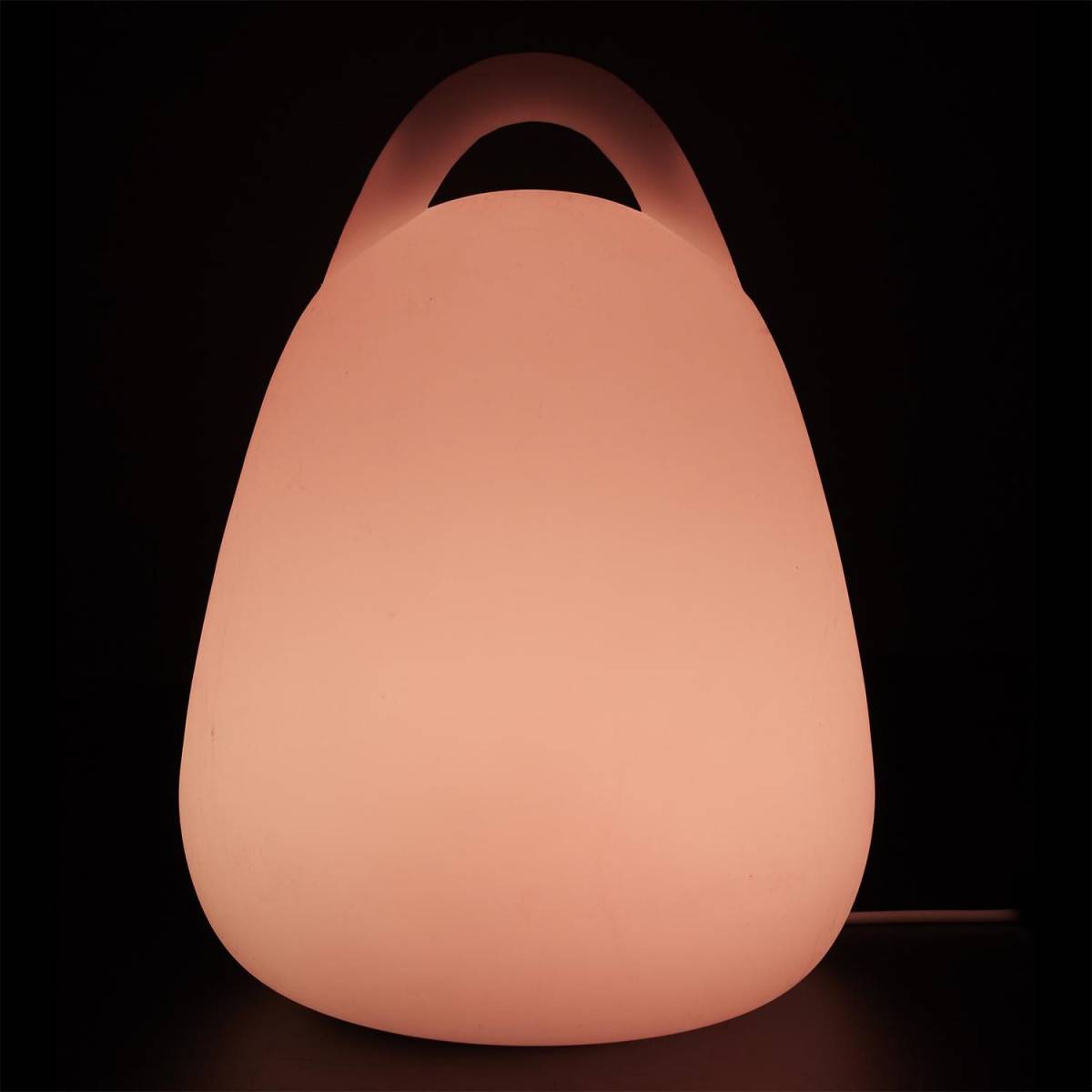 The Home Deco Factory - Lampe à Poser d'Extérieur "Télécommande" 25cm Blanc - Image 10