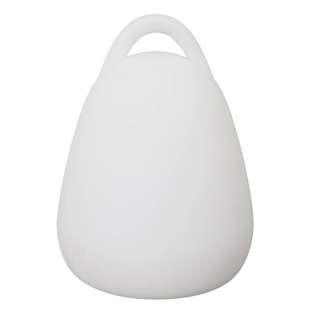 The Home Deco Factory - Lampe à Poser d'Extérieur "Télécommande" 25cm Blanc - Image 1