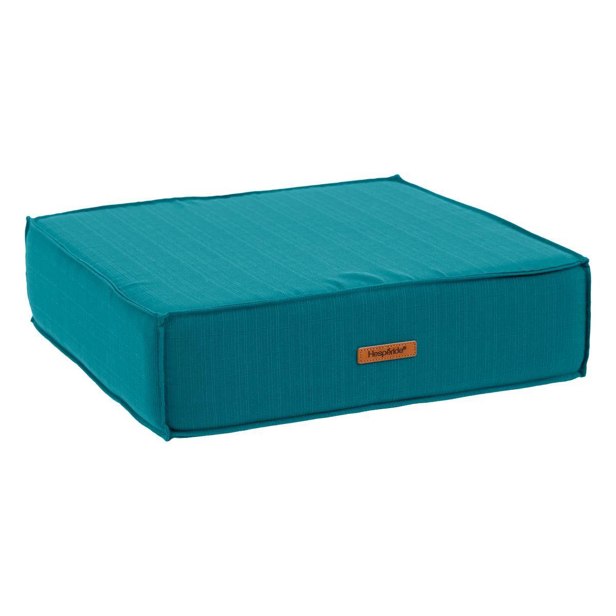 Hesperide - Coussin de sol "Korai" bleu canard 45x45cm en polyester Hespéride - Imagen 1