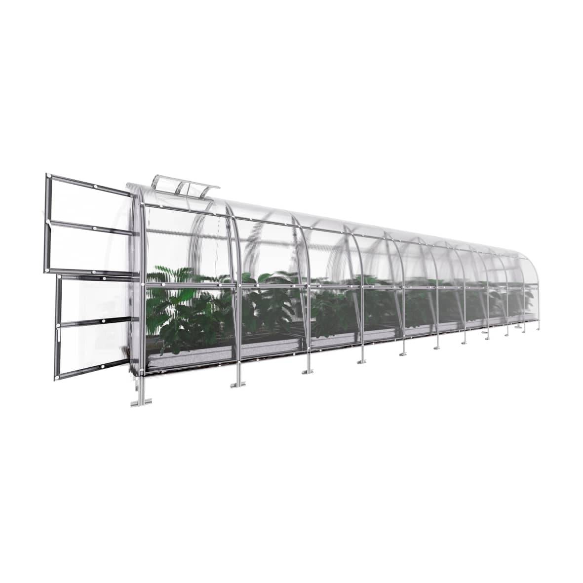 KLASIKA GREENHOUSES - Serre KLASIKA SLIM 2 x 12 m (24 m²) , 4 mm avec revêtement en polycarbonate - Image 5