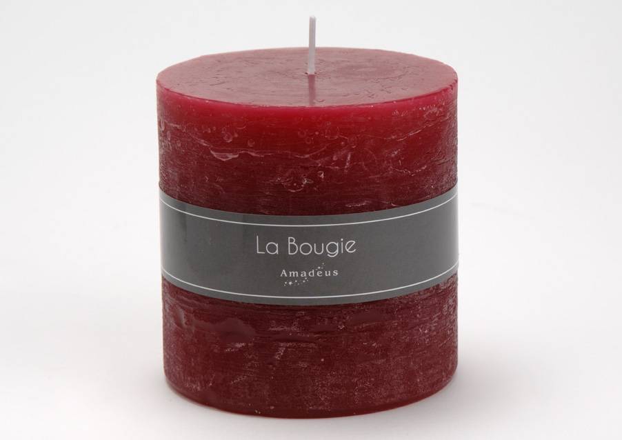 Amadeus - Bougie gros cylindre sangria (lot de 6)