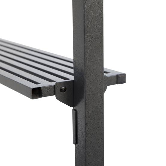 Tonnelle de barbecue acier et polycarbonate abri grill extérieur ventilation 2.4x1.5m - ComfortXL Outdoor Living - Image 7