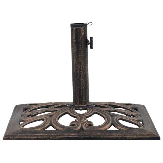Vidaxl - Socle de parasol Bronze 12 kg 49 cm Fonte vidaXL 47868 - Image 4