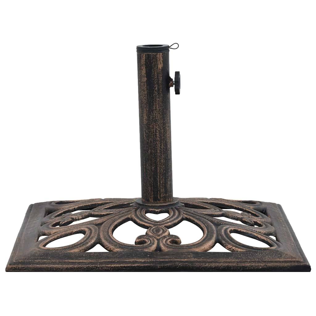 Vidaxl - Socle de parasol Bronze 12 kg 49 cm Fonte vidaXL 47868 - Image 4