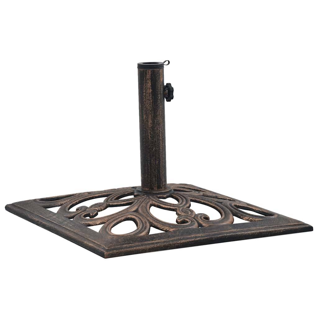 Vidaxl - Socle de parasol Bronze 12 kg 49 cm Fonte vidaXL 47868