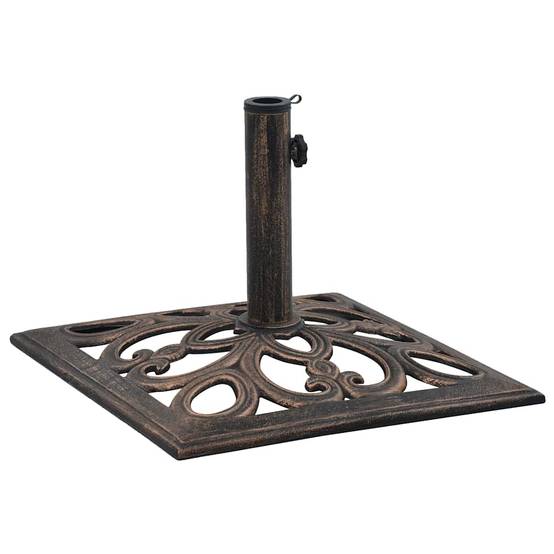 Vidaxl - Socle de parasol Bronze 12 kg 49 cm Fonte vidaXL 47868 - Image 2