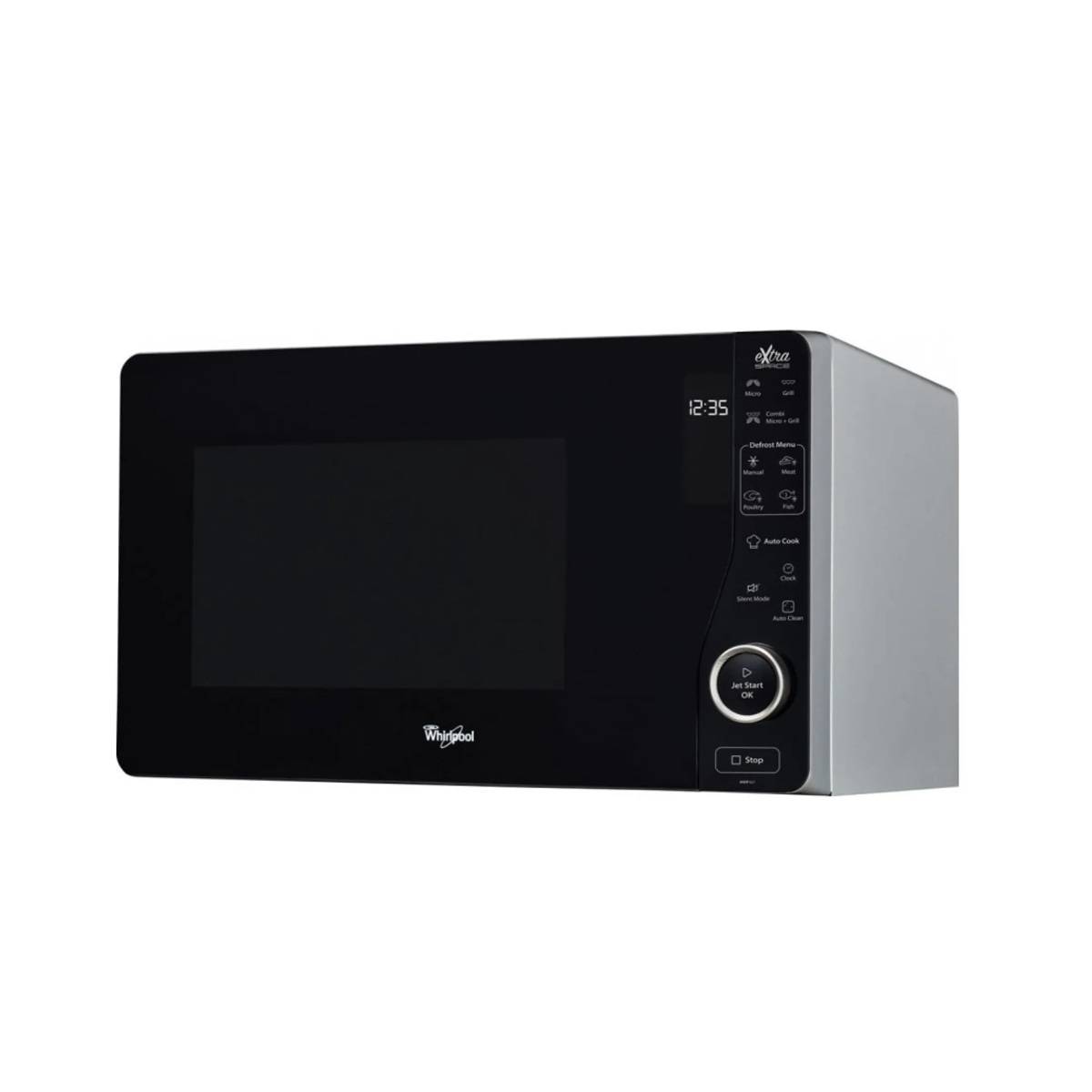 Micro-ondes grill 25l 1000w argent MWF421SL-NEW Whirlpool - Image 1