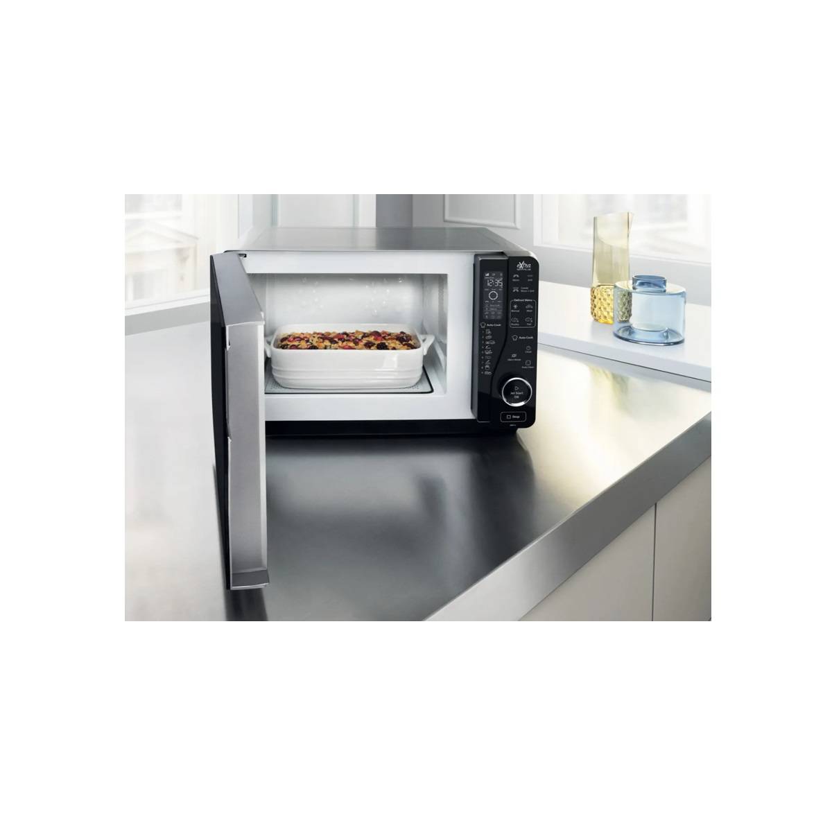 Micro-ondes grill 25l 1000w argent MWF421SL-NEW Whirlpool - Image 2