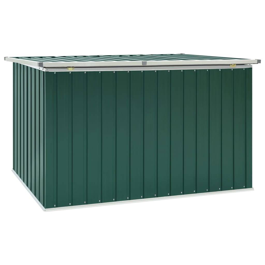 Helloshop26 - Coffre boîte meuble de jardin rangement 171 x 99 x 93 cm vert - Imagen 5
