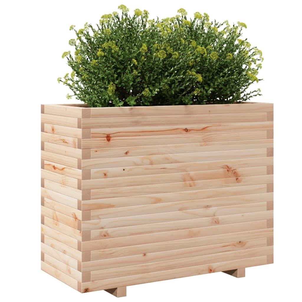 Maison Chic - Jardinière, Bac à fleurs, Pot de fleurs 90x40x72,5 cm bois de pin massif - Imagen 4