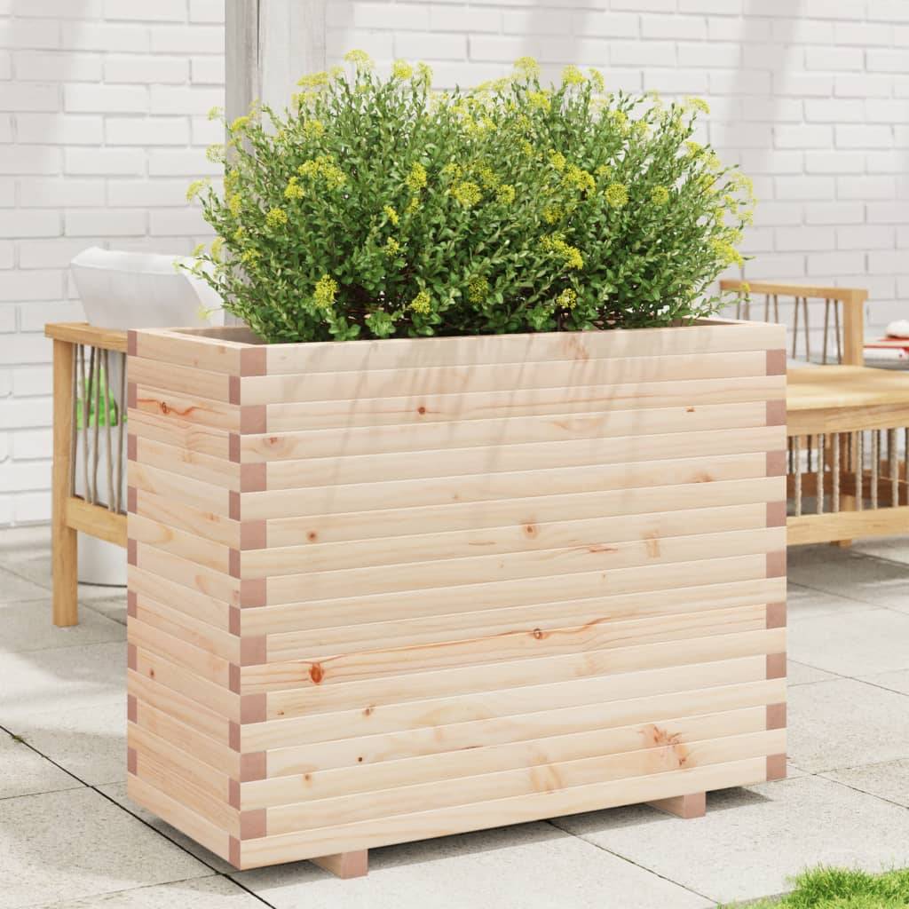 Maison Chic - Jardinière, Bac à fleurs, Pot de fleurs 90x40x72,5 cm bois de pin massif - Imagen 2