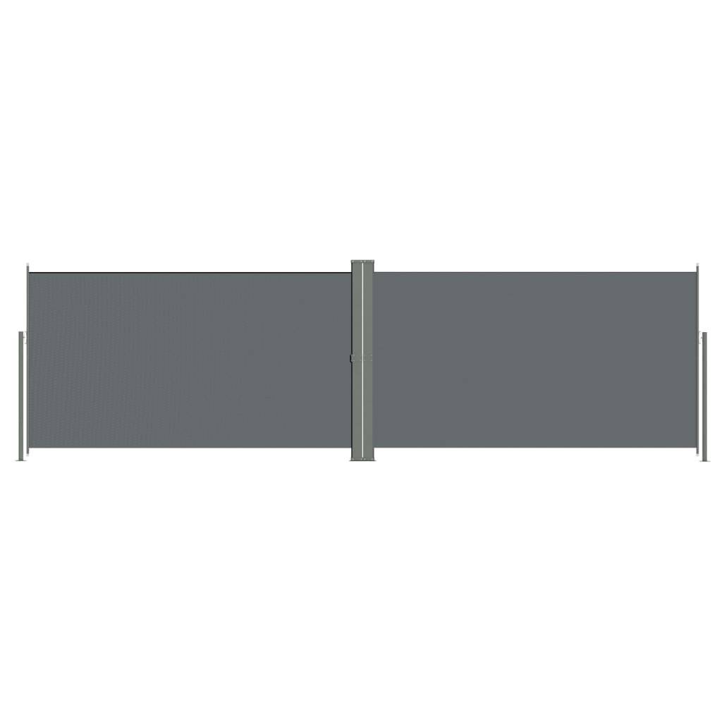 Helloshop26 - Auvent paravent store brise-vue latéral rétractable de patio jardin terrasse balcon protection visuelle écran 180 x 600 cm anthracite - Imagen 1