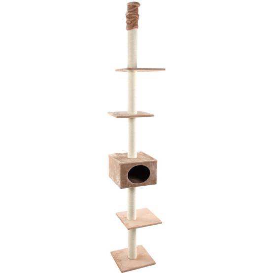 Flamingo - Arbre à chat beige du sol au plafond 2,48 à 2,63 mètre - Image 2