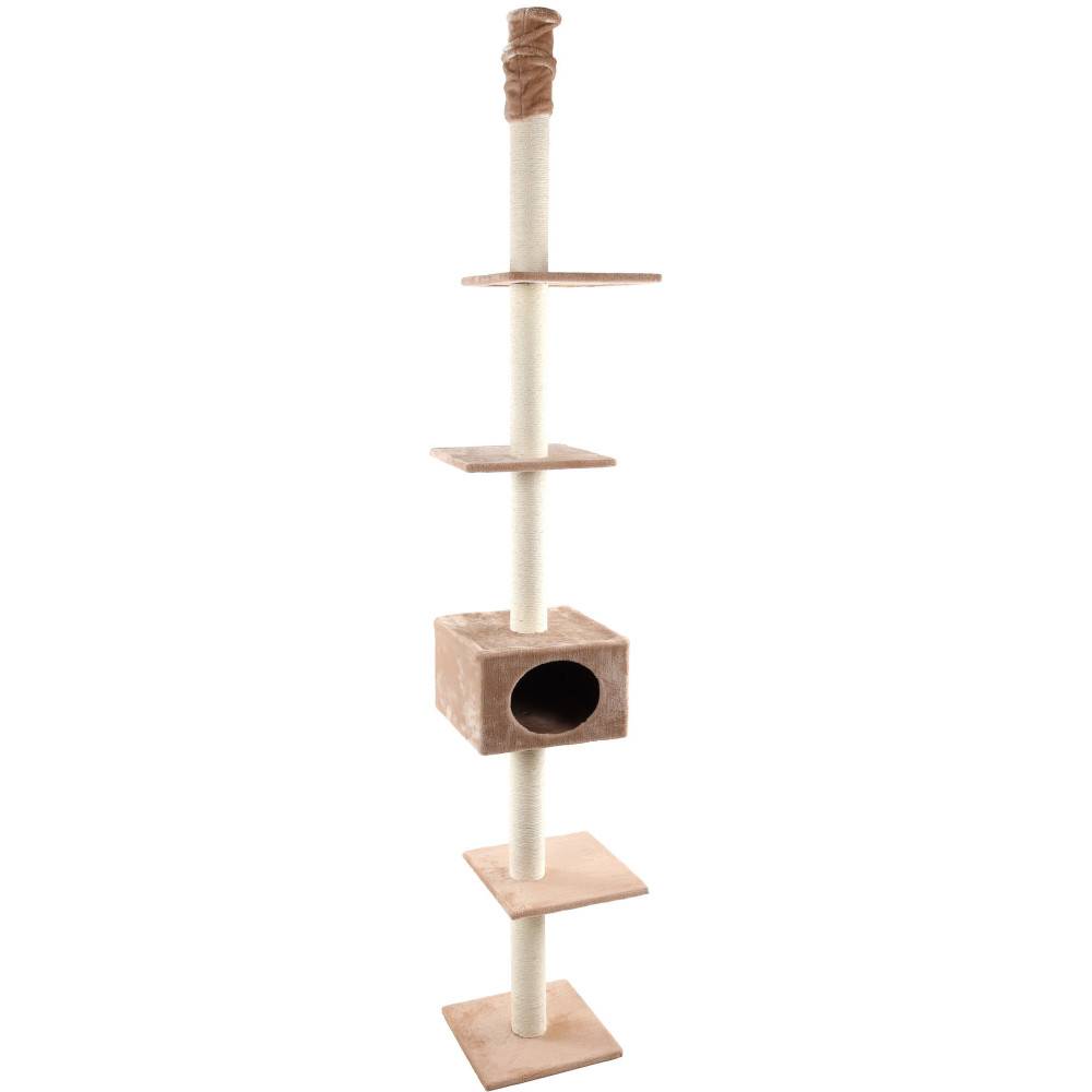 Flamingo - Arbre à chat beige du sol au plafond 2,48 à 2,63 mètre - Imagen 2