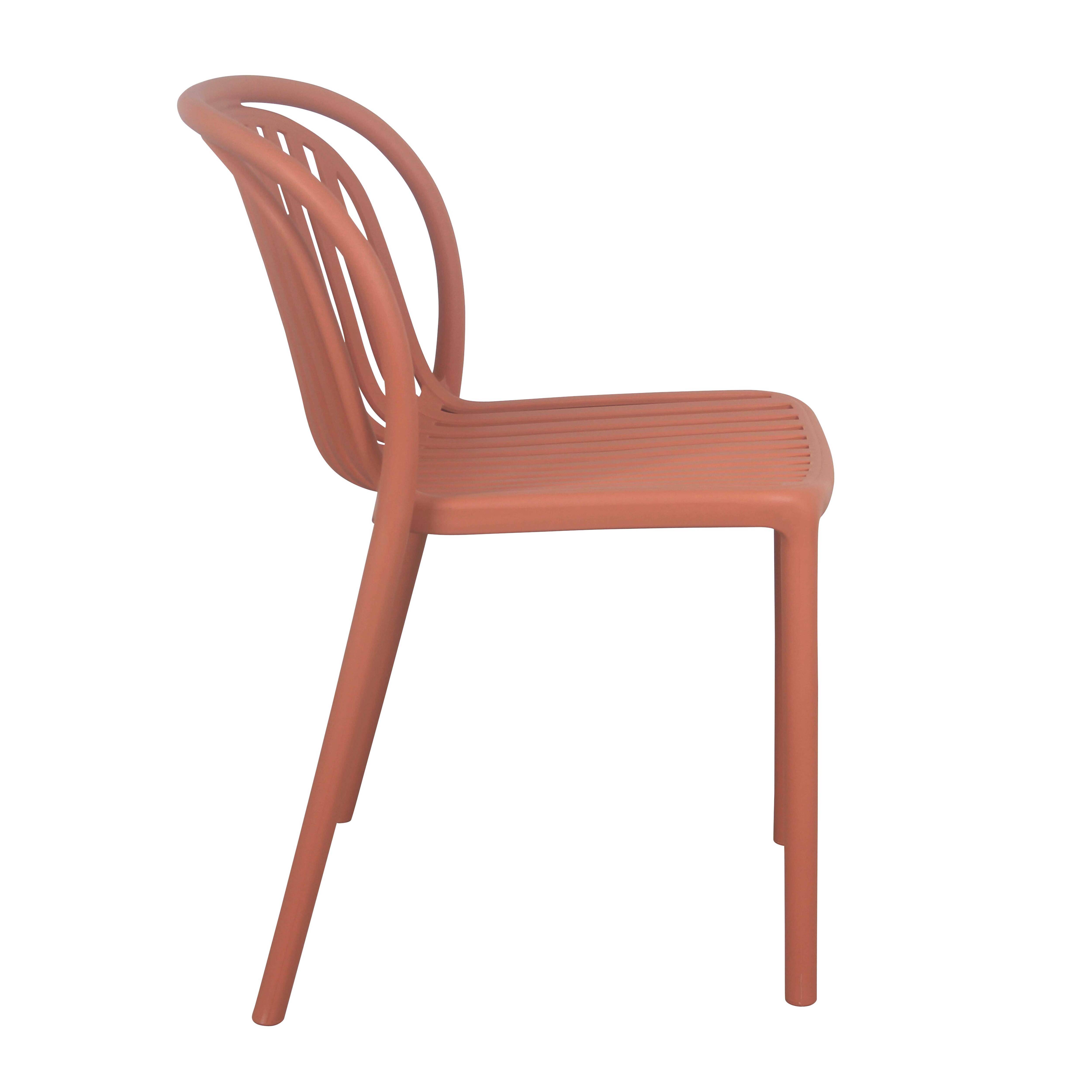 Oviala - Chaise de terrasse terracotta Copenhague - Oviala - Imagen 3