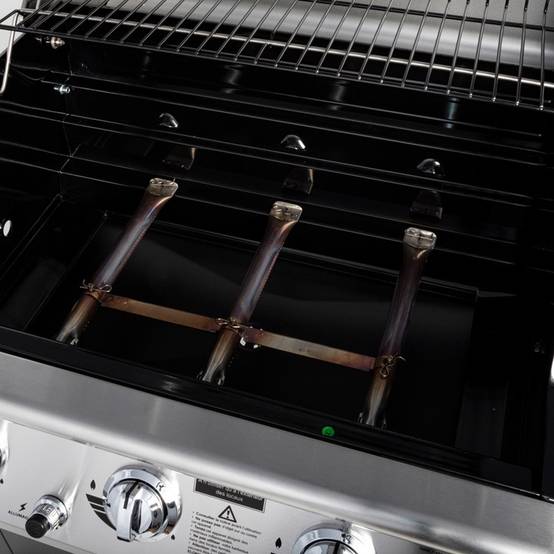 Somagic - Barbecue au gaz BALTIMORE - 3 brûleurs 10,5kW + réchaud - SOMAGIC - Image 8