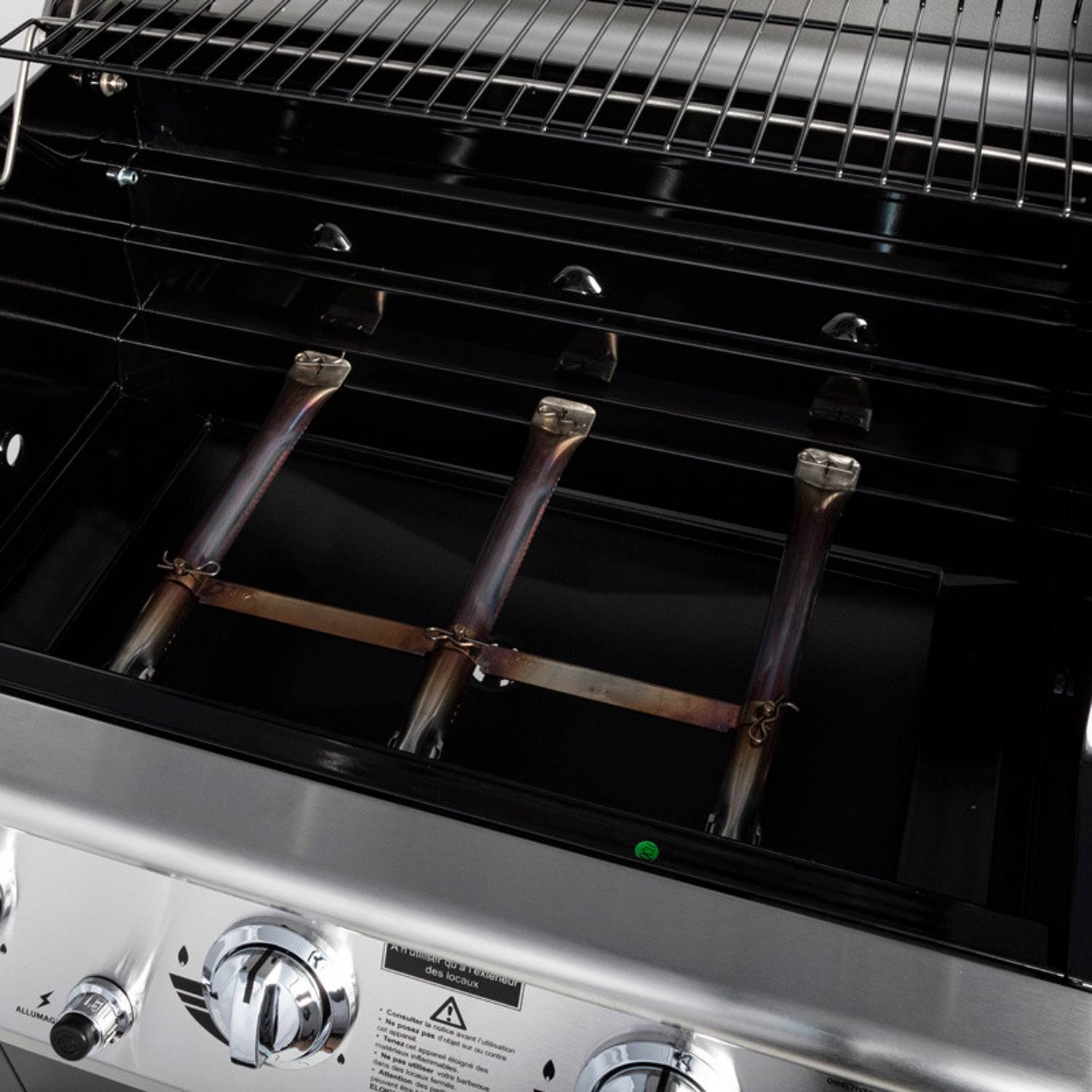 Somagic - Barbecue au gaz BALTIMORE - 3 brûleurs 10,5kW + réchaud - SOMAGIC - Image 8