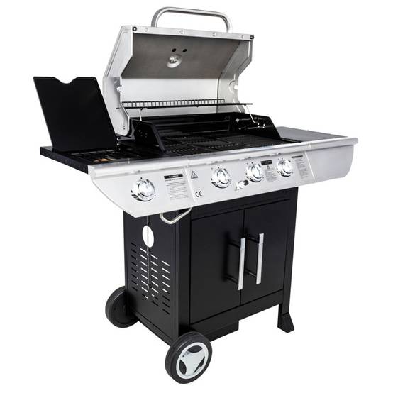 Somagic - Barbecue au gaz BALTIMORE - 3 brûleurs 10,5kW + réchaud - SOMAGIC - Image 6