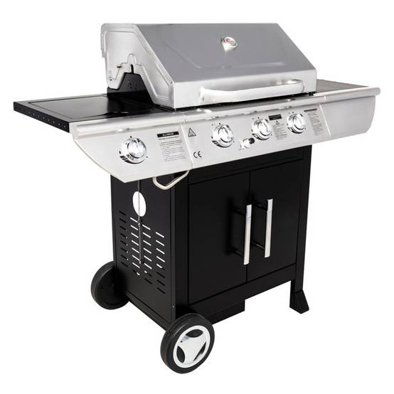 Somagic - Barbecue au gaz BALTIMORE - 3 brûleurs 10,5kW + réchaud - SOMAGIC - Image 3